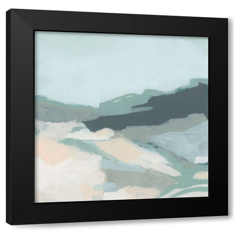 Plein Air Pastel I Black Modern Wood Framed Art Print by Vess, June Erica