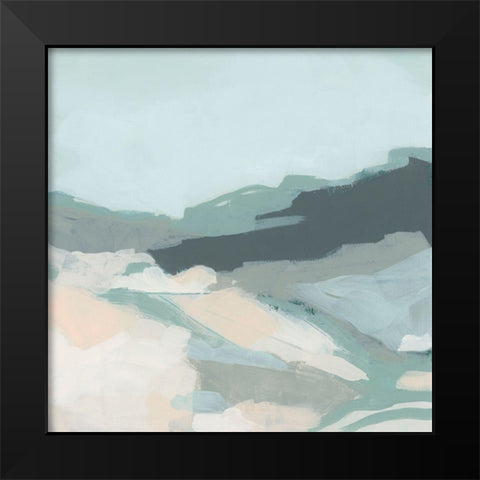 Plein Air Pastel I Black Modern Wood Framed Art Print by Vess, June Erica