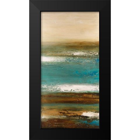 Embellished Lullaby I Black Modern Wood Framed Art Print by Bramma, Lila