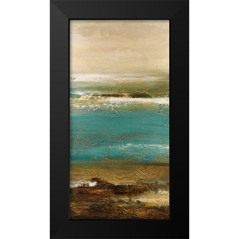 Embellished Lullaby II Black Modern Wood Framed Art Print by Bramma, Lila