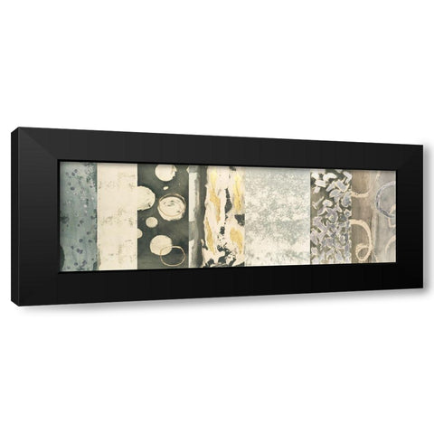 Gilded Stratum II Black Modern Wood Framed Art Print by Meagher, Megan