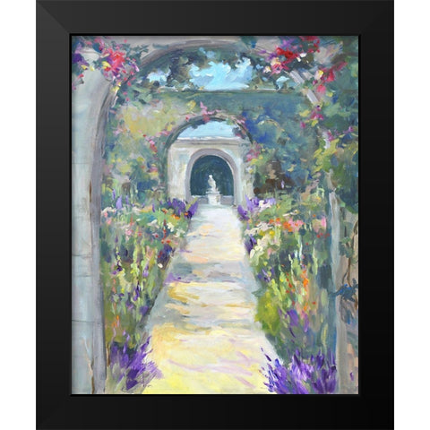 Peaceful Passage Black Modern Wood Framed Art Print by Stevens, Allayn