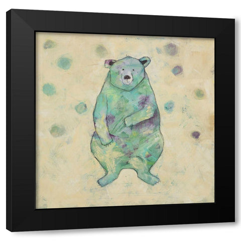 Animal Dots Neutral I Black Modern Wood Framed Art Print by Bagnato, Judi