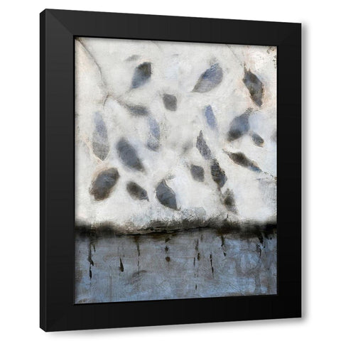 Falling Up in Blue II Black Modern Wood Framed Art Print with Double Matting by Bagnato, Judi