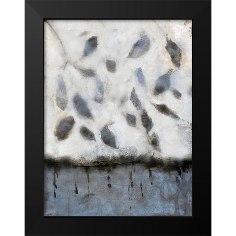 Falling Up in Blue II Black Modern Wood Framed Art Print by Bagnato, Judi