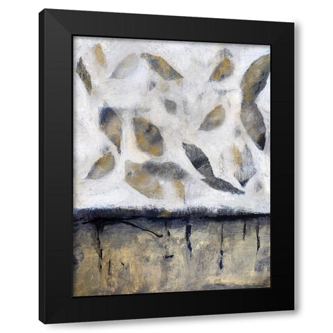 Falling Up in Taupe I Black Modern Wood Framed Art Print with Double Matting by Bagnato, Judi