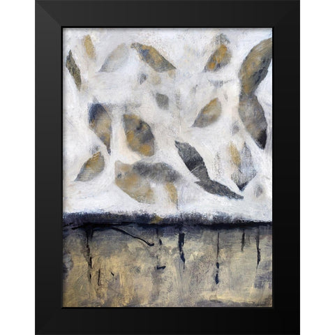 Falling Up in Taupe I Black Modern Wood Framed Art Print by Bagnato, Judi