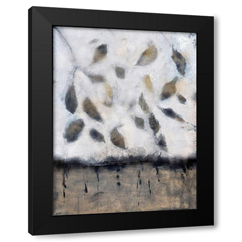 Falling Up in Taupe II Black Modern Wood Framed Art Print with Double Matting by Bagnato, Judi