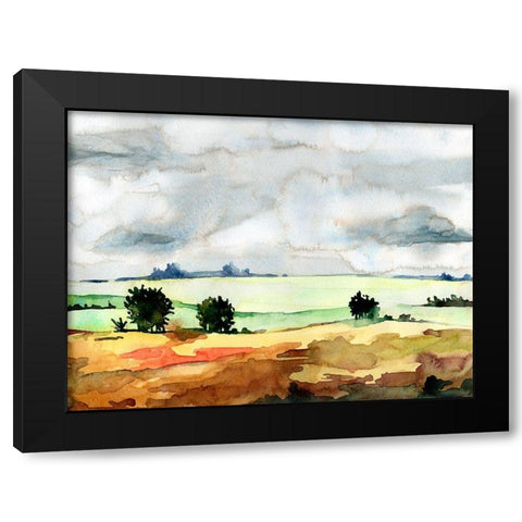 Open Skies II Black Modern Wood Framed Art Print with Double Matting by McCreery, Paul