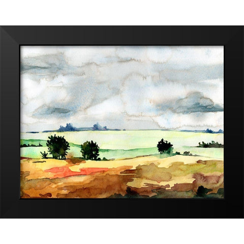 Open Skies II Black Modern Wood Framed Art Print by McCreery, Paul