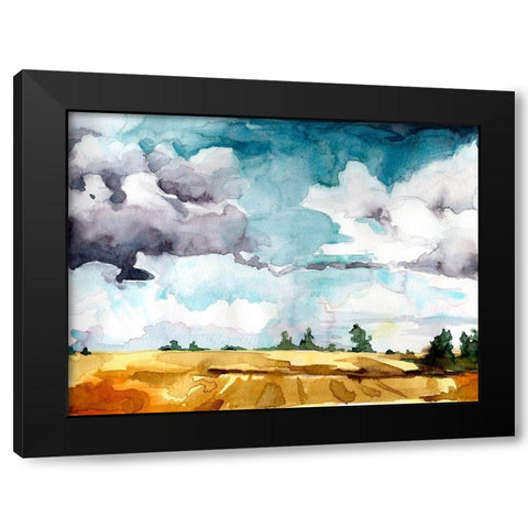 Open Skies III Black Modern Wood Framed Art Print with Double Matting by McCreery, Paul