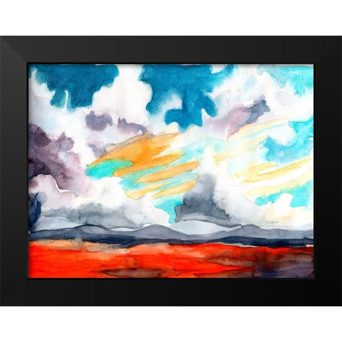 Open Skies IV Black Modern Wood Framed Art Print by McCreery, Paul