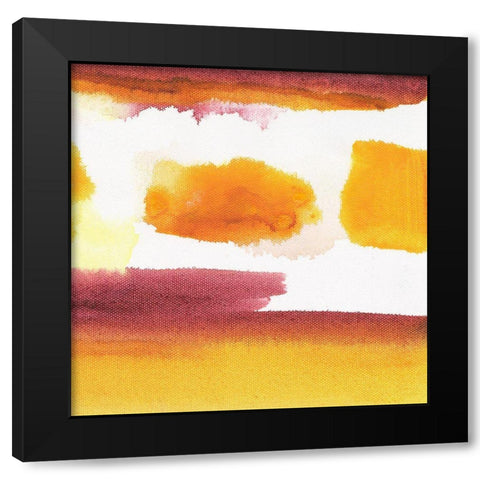 Desert Skies II Black Modern Wood Framed Art Print with Double Matting by Combs, Joyce