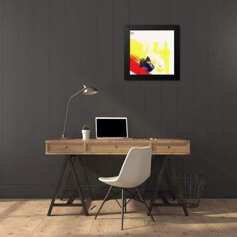 Floating Perspectives I Black Modern Wood Framed Art Print by Combs, Joyce