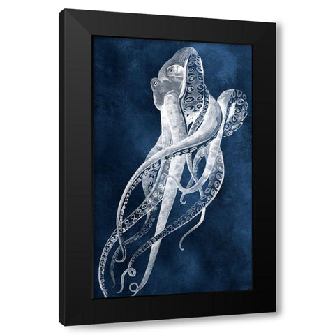 Octopus Sway I Black Modern Wood Framed Art Print with Double Matting by Popp, Grace