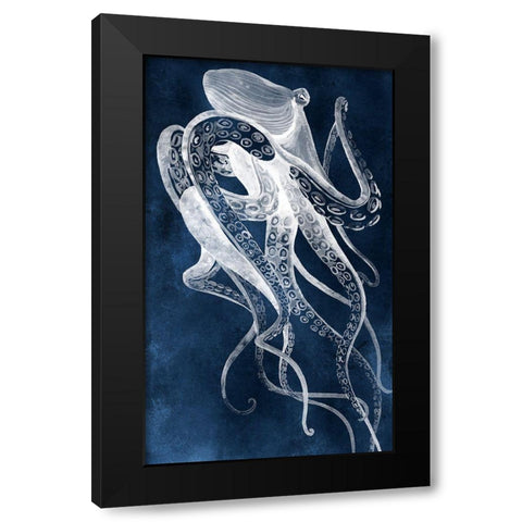 Octopus Sway II Black Modern Wood Framed Art Print with Double Matting by Popp, Grace