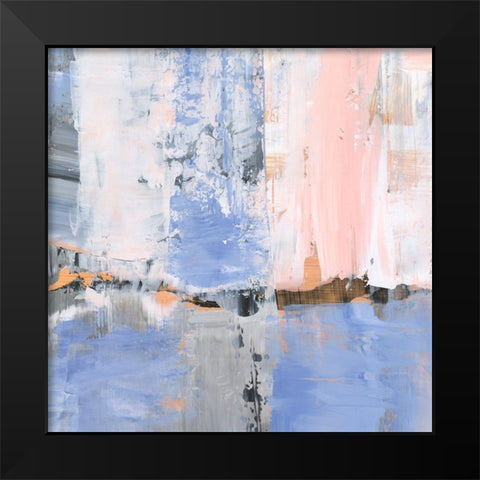 Coming Down in Sheets II Black Modern Wood Framed Art Print by Harper, Ethan