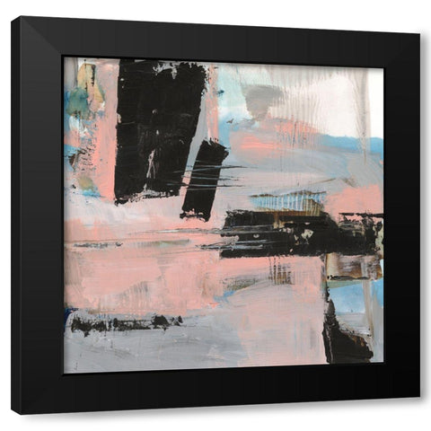Angelas Abstract I Black Modern Wood Framed Art Print by Harper, Ethan