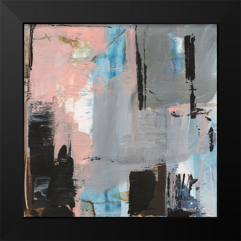 Angelas Abstract II Black Modern Wood Framed Art Print by Harper, Ethan