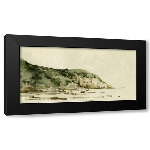 Coastal Hills I Black Modern Wood Framed Art Print by Caroline, Emma