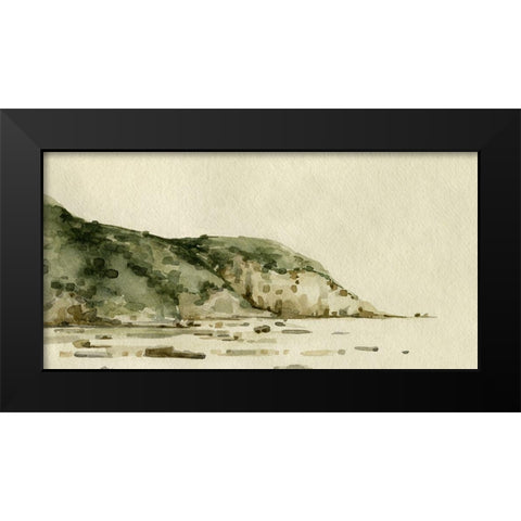 Coastal Hills I Black Modern Wood Framed Art Print by Caroline, Emma