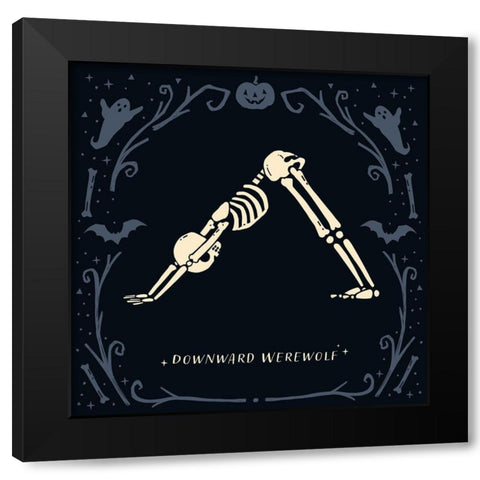 Scary Stretches I Black Modern Wood Framed Art Print with Double Matting by Barnes, Victoria