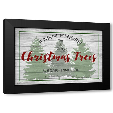 Farm Fresh Black Modern Wood Framed Art Print by Chandler, Sharon