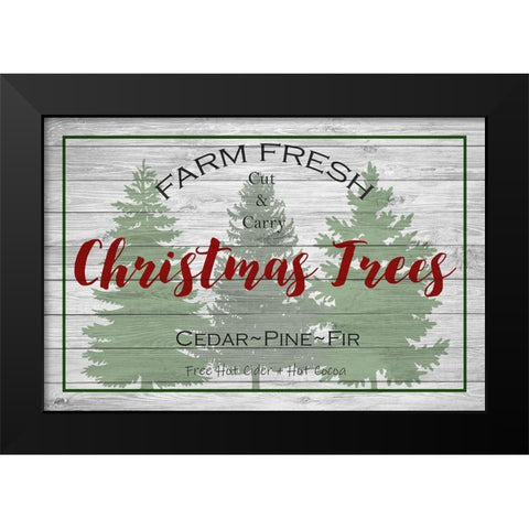 Farm Fresh Black Modern Wood Framed Art Print by Chandler, Sharon