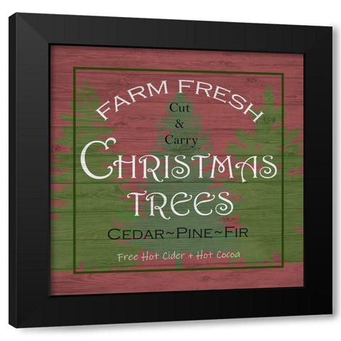 Cut and Carry Black Modern Wood Framed Art Print with Double Matting by Chandler, Sharon