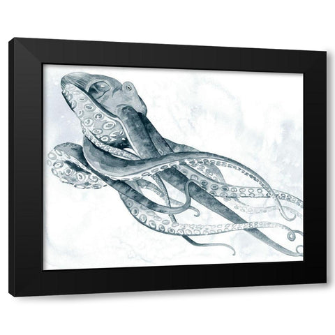 Drifting Tentacles II Black Modern Wood Framed Art Print with Double Matting by Popp, Grace