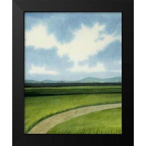 Blue Ridge Path I Black Modern Wood Framed Art Print by Popp, Grace