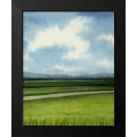 Blue Ridge Path II Black Modern Wood Framed Art Print by Popp, Grace