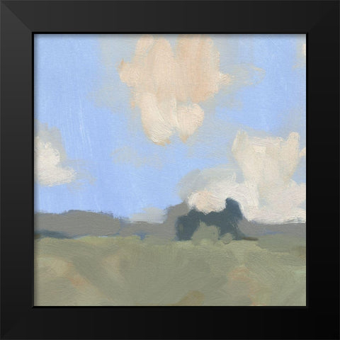 August Impression I Black Modern Wood Framed Art Print by Green, Jacob