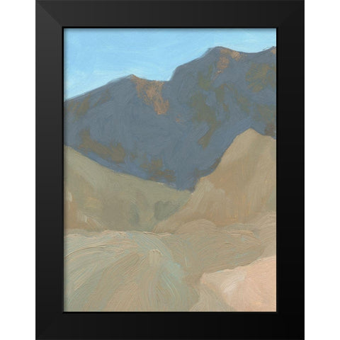 Saddle Mountain I Black Modern Wood Framed Art Print by Green, Jacob
