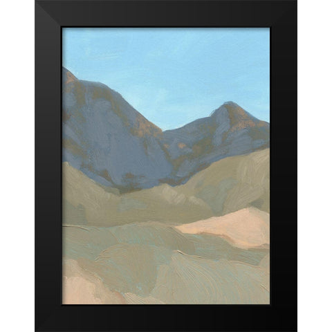 Saddle Mountain II Black Modern Wood Framed Art Print by Green, Jacob