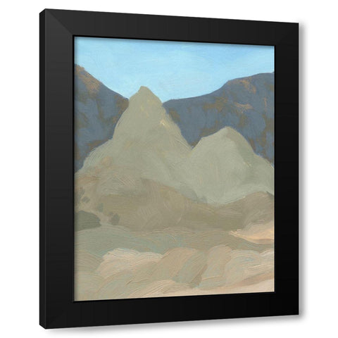 Saddle Mountain III Black Modern Wood Framed Art Print by Green, Jacob