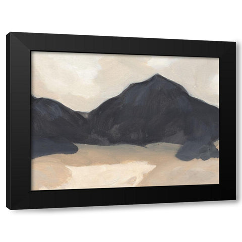 Black Mountain I Black Modern Wood Framed Art Print by Green, Jacob