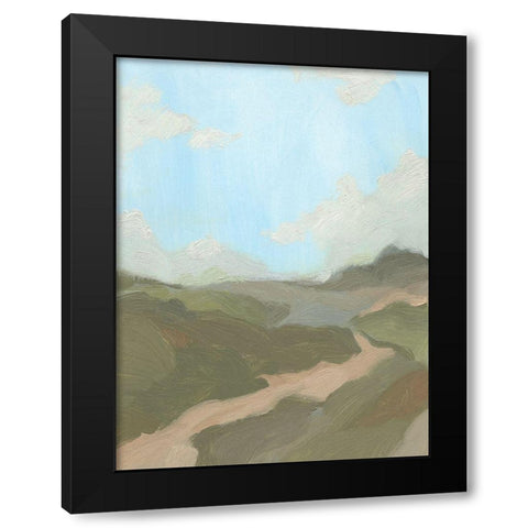 Summer Wayside II Black Modern Wood Framed Art Print with Double Matting by Green, Jacob
