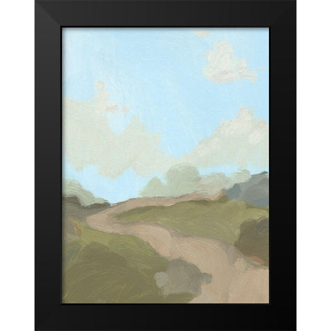 Summer Wayside III Black Modern Wood Framed Art Print by Green, Jacob