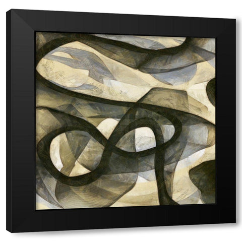 Inpath I Black Modern Wood Framed Art Print by Saunders, Alonzo