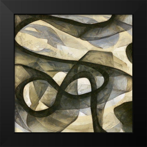 Inpath I Black Modern Wood Framed Art Print by Saunders, Alonzo