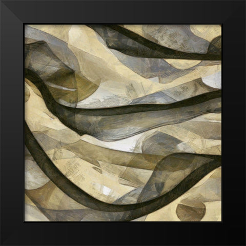 Inpath IV Black Modern Wood Framed Art Print by Saunders, Alonzo