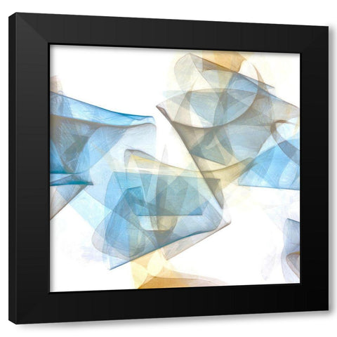 Soft Conjunction IV Black Modern Wood Framed Art Print by Saunders, Alonzo