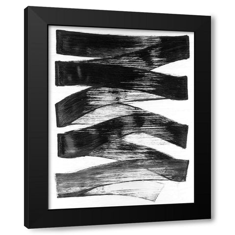 Velcro II Black Modern Wood Framed Art Print by Lam, Vanna