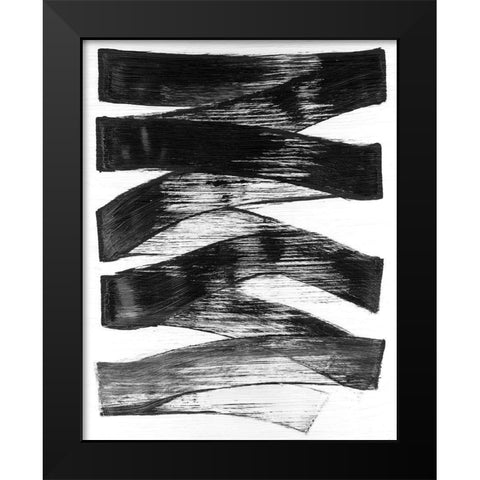 Velcro II Black Modern Wood Framed Art Print by Lam, Vanna