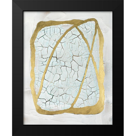Wind Chill I Black Modern Wood Framed Art Print by Lam, Vanna