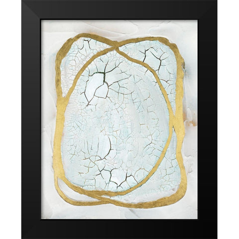 Wind Chill II Black Modern Wood Framed Art Print by Lam, Vanna