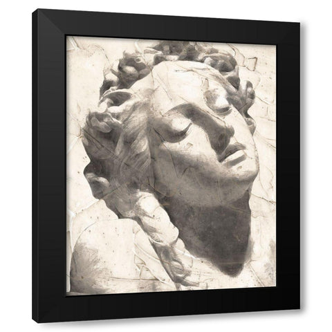 Classical Study IV Black Modern Wood Framed Art Print with Double Matting by Saunders, Alonzo