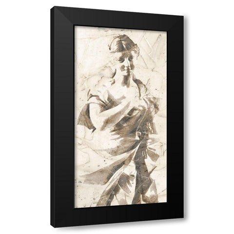 Classical Study V Black Modern Wood Framed Art Print by Saunders, Alonzo