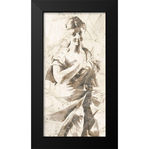 Classical Study V Black Modern Wood Framed Art Print by Saunders, Alonzo